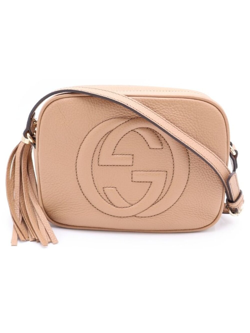 Gucci Soho Interlocking G Tassel Flynn Gilet Thermo Small Dis Edge Shoulder